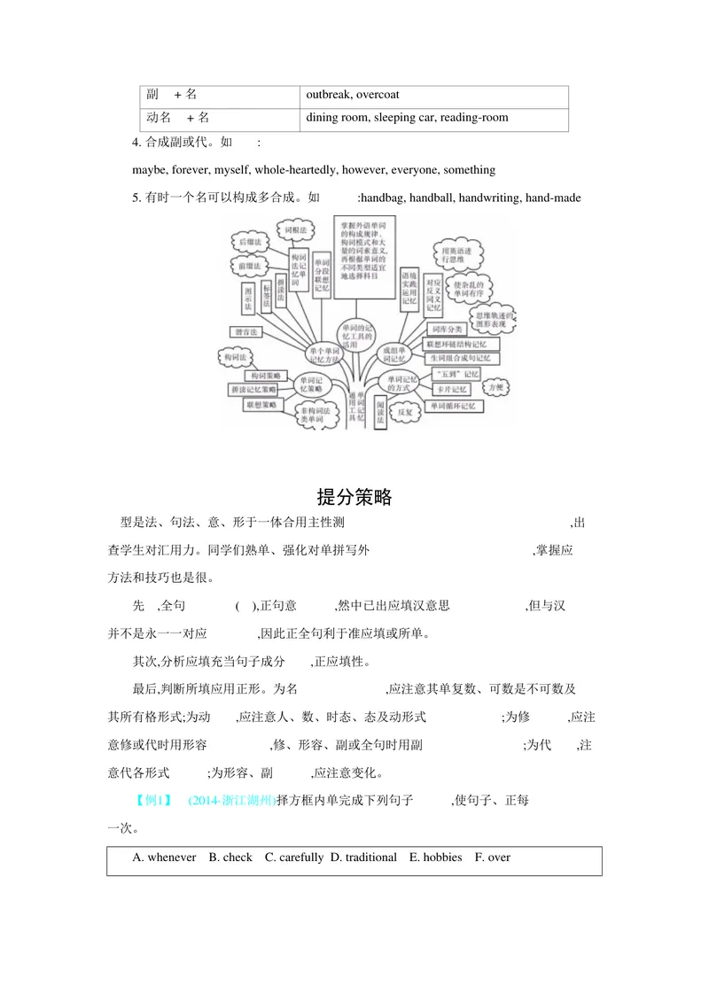 《专题二十词汇运用_初中英语789_26秋最新人教版英语九年级上册_26秋人教九上_39、赠送其它资料_旧版资料_14.知识点_中考知识点》第5页预览