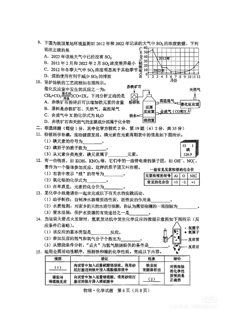 《2025年吉林省中考化学真题试卷_12.2026年4月全国各地高考模拟卷_2026版初中金考卷•45套中考试卷汇编系列合集_全国版中考真题(1)_2025年全国中考真题答案（按省市分类）(10)_吉林省》第2页预览