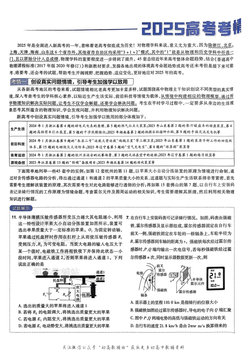 《2025《金考卷45套》物理新高考_12.2026年4月全国各地高考模拟卷_2026天星金考卷·优秀模拟试卷汇编45套_2025版《金考卷45套》》第6页预览