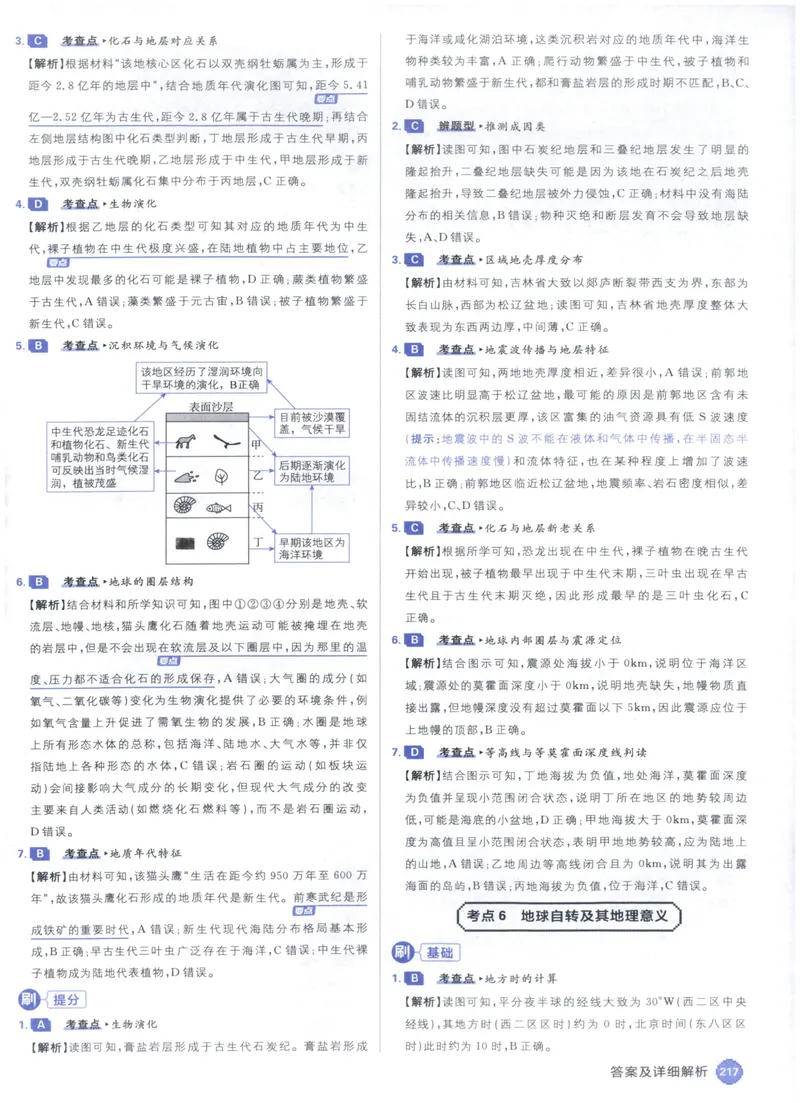 《答案_高三必刷_高考必刷题_2027《高考必刷题合订本》（地理）》第9页预览