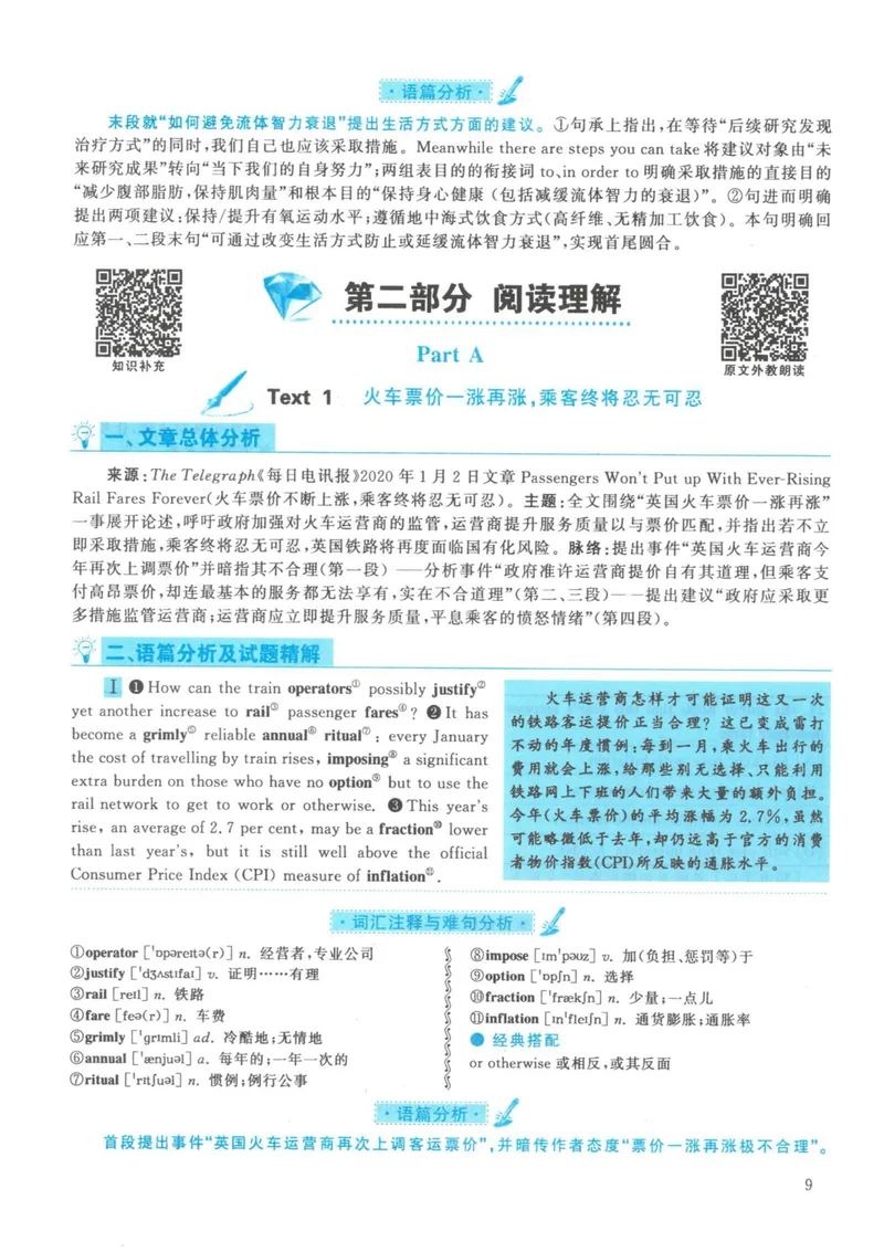 《2021年考研英语一真题解析_考研英语真题_01考研英语真题版本一_❤️赠2：英语一二逐词翻译_高分大神整理_英语_考研英语阅读逐词翻译（英一+英二赠送手译本）》第9页预览