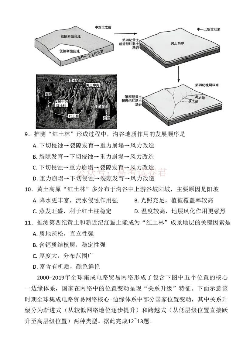 《2025-2026学年高三下学期四月阶段检测地理_副本_12.2026年4月全国各地高考模拟卷_2026年4月_2026届河南省湘豫联盟高三四月阶段检测全科_09地理_河南省湘豫联盟高三四月阶段检测》第4页预览
