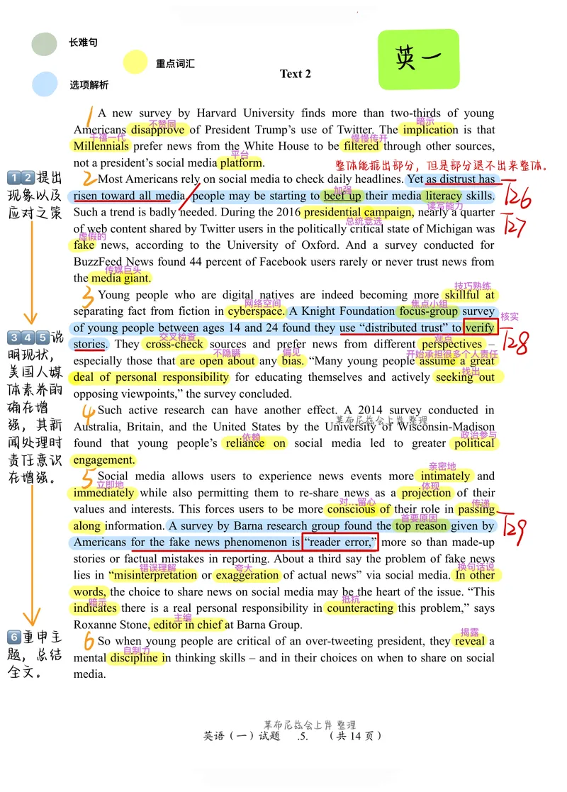 《（英一）2018年阅读真题带刷_考研英语真题_01考研英语真题版本一_❤️赠2：英语一二逐词翻译_高分大神整理_英语_英一80+笔记大礼包_英语一详解版》第4页预览