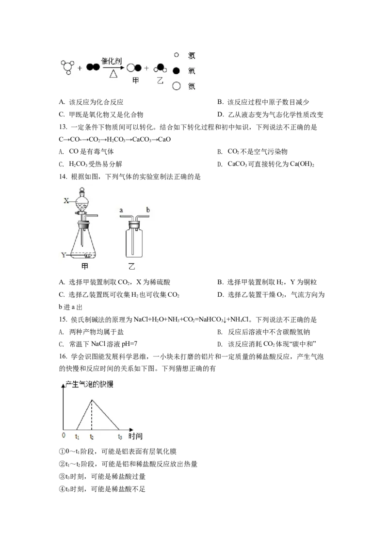《2022年重庆市中考化学真题（B卷）（空白卷）_重庆历年中考真题2008-2026_5.重庆中考化学2008-2026》第3页预览