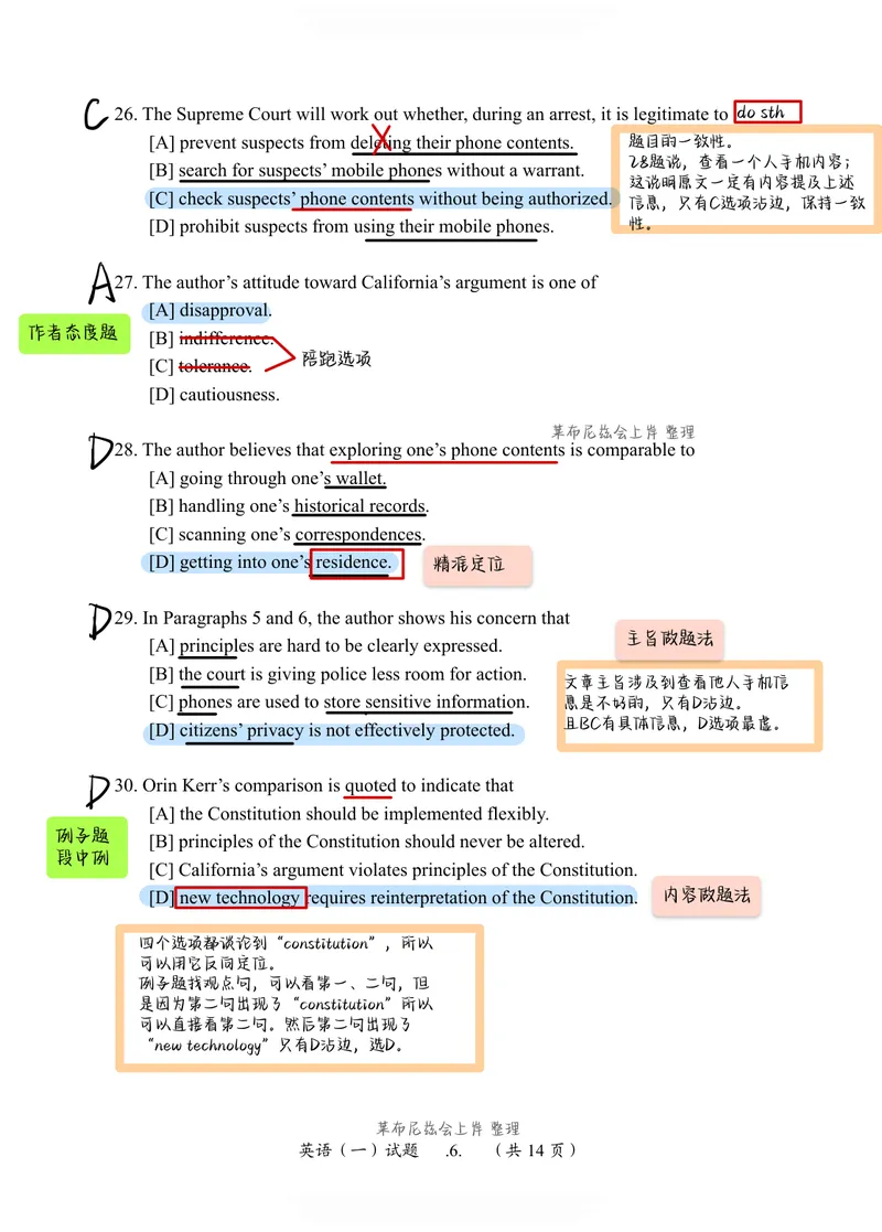 《（英一）2015年阅读真题带刷_考研英语真题_01考研英语真题版本一_❤️赠2：英语一二逐词翻译_高分大神整理_英语_英一80+笔记大礼包_英语一详解版》第5页预览