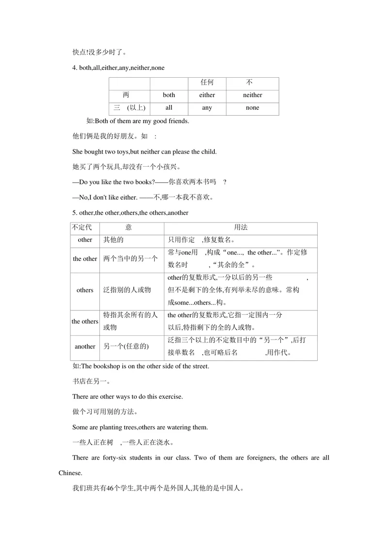 《专题二代词_初中英语789_26秋最新人教版英语九年级上册_26秋人教九上_39、赠送其它资料_旧版资料_14.知识点_中考知识点》第2页预览