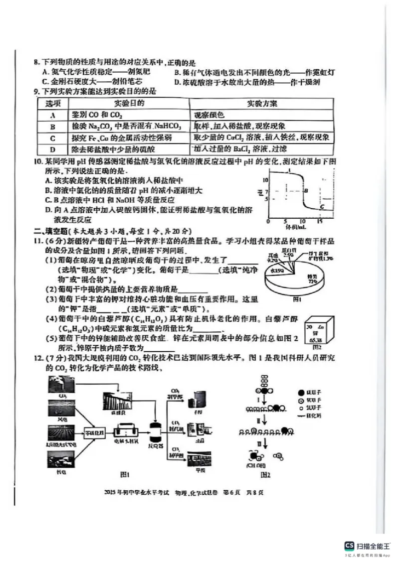 《2025年新疆省中考化学真题完整版_12.2026年4月全国各地高考模拟卷_2026版初中金考卷•45套中考试卷汇编系列合集_全国版中考真题_2025年全国中考真题答案（按省市分类）(10)_新疆》第2页预览