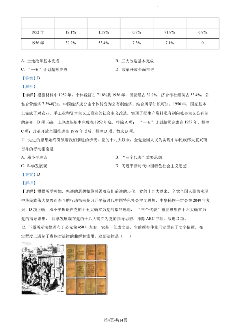 《2022甘肃金昌中考历史试卷+答案+解析(word参卷版)_12.2026年4月全国各地高考模拟卷_2026版初中金考卷•45套中考试卷汇编系列合集_全国版中考真题(1)_各省市《历年中考真题》2013-2024(10)》第4页预览