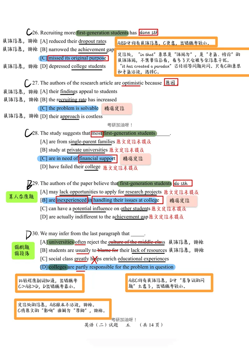 《（英二）2015年阅读真题带刷_Password_Removed_考研英语真题_01考研英语真题版本一_❤️赠2：英语一二逐词翻译_高分大神整理_英语_考研英语笔记400+页_英二阅读真题详解》第5页预览