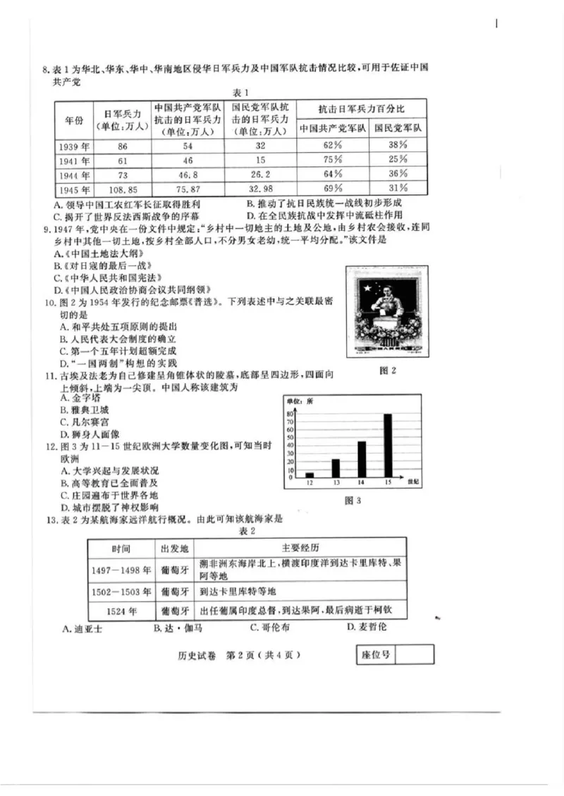 《2025扬州中考历史真题（含答案）_12.2026年4月全国各地高考模拟卷_2026版初中金考卷•45套中考试卷汇编系列合集_全国版中考真题(1)_2025年全国中考真题答案（按省市分类）(10)_江苏省》第2页预览