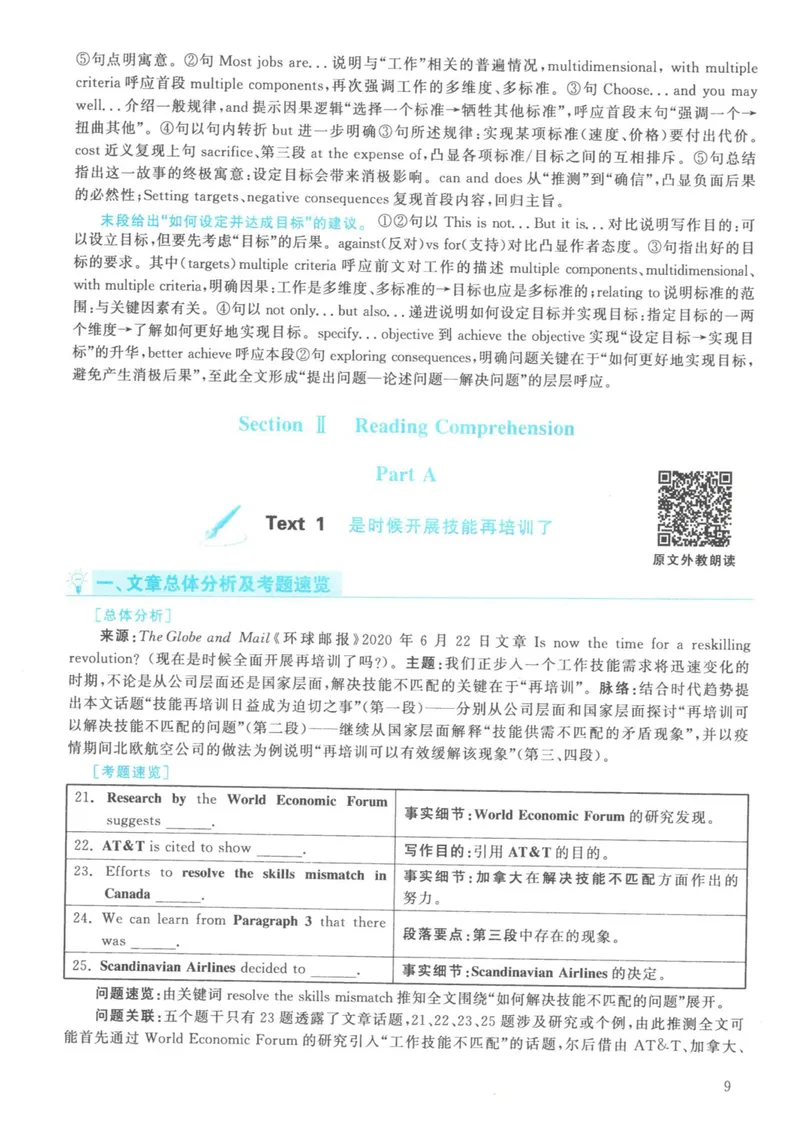 《2021年英语二真题解析_考研英语真题_02考研英语真题版本二_❤️赠2：英语一二逐词翻译_高分大神整理_英语_考研英语阅读逐词翻译（英一+英二赠送手译本）》第9页预览