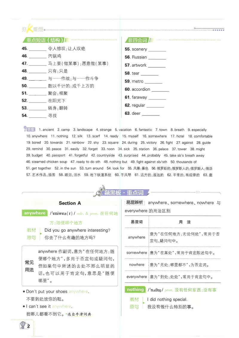《2026英语狂K重点人教版八年级上册_初中英语789_最新人教版英语八年级上册_新版_最新2025秋人教版英语（八年级上册）_2025秋人教版英语8上：预习资料包_88教辅合集_《必刷题》》第6页预览