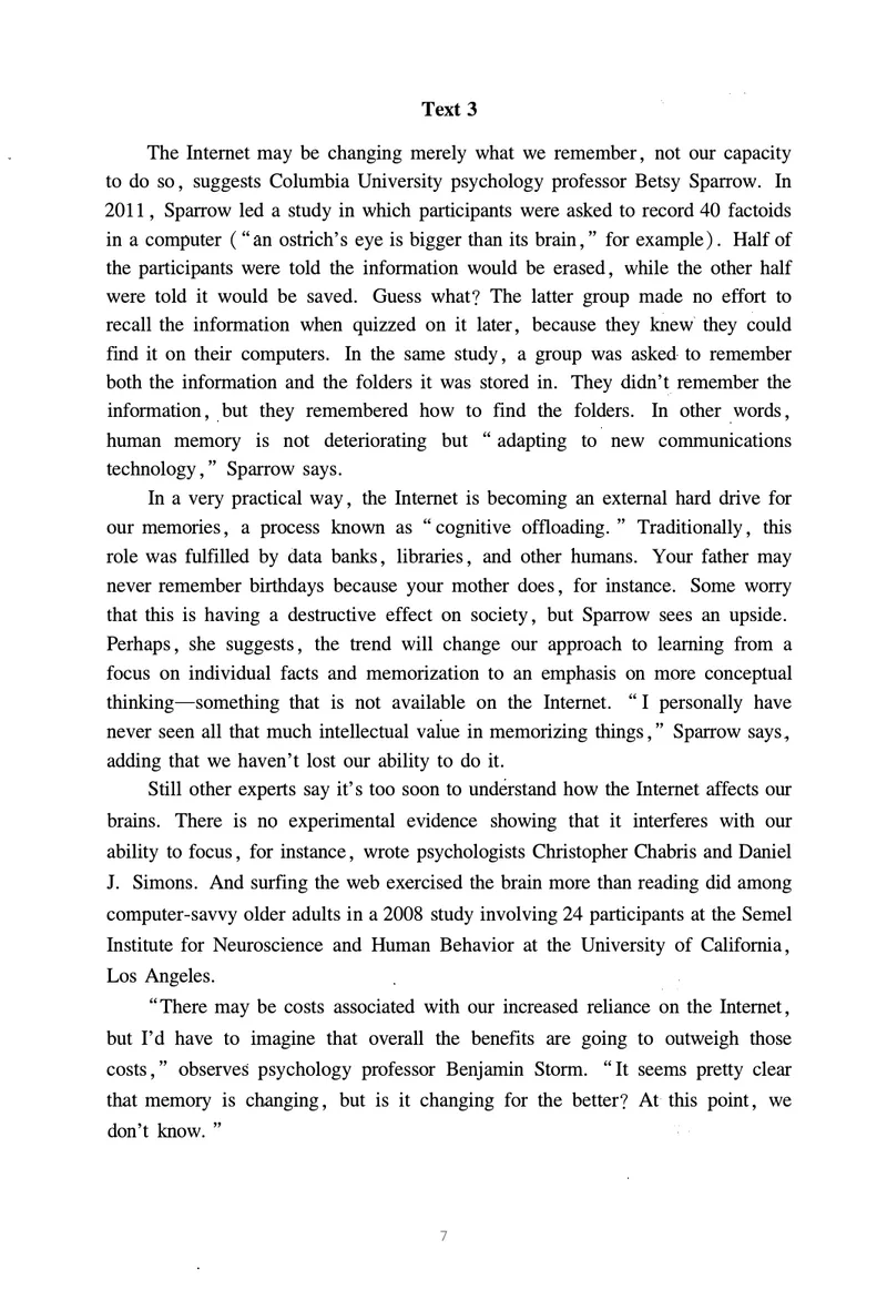 《2023年考研英语二真题_考研英语真题_01考研英语真题版本一_❤️赠2：英语一二逐词翻译_高分大神整理_英语_考研英语阅读逐词翻译（英一+英二赠送手译本）》第7页预览