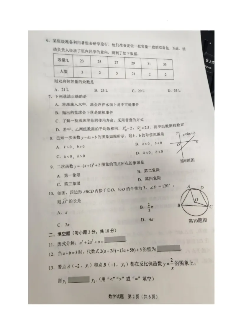 《2023辽宁沈阳数学试卷(PDF版)_12.2026年4月全国各地高考模拟卷_2026版初中金考卷•45套中考试卷汇编系列合集_全国版中考真题(1)_各省市《历年中考真题》2013-2024(10)_19辽宁地区试卷》第2页预览
