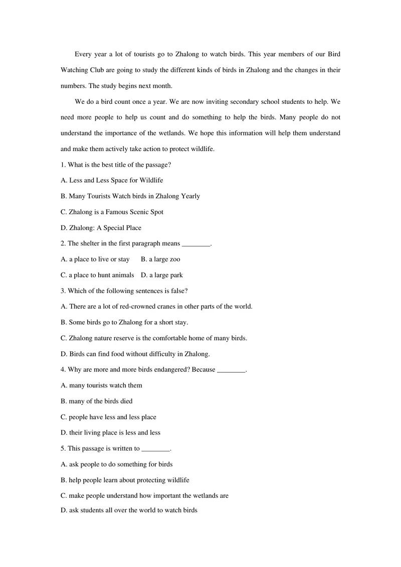 《专题十七选择型阅读_初中英语789_26秋最新人教版英语九年级上册_26秋人教九上_39、赠送其它资料_旧版资料_14.知识点_中考知识点》第4页预览