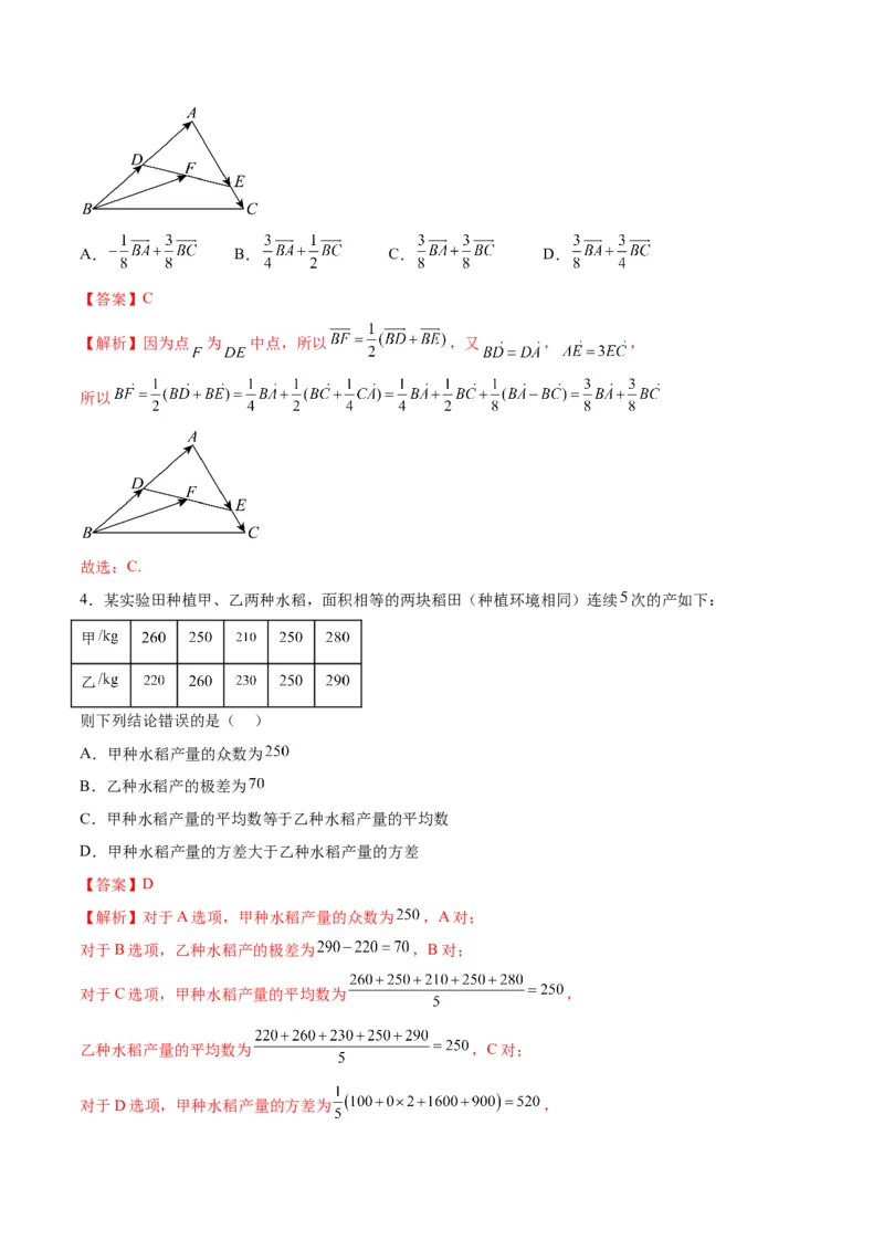 《2025届高考模拟测试题（含解析）模拟卷04（新高考Ⅱ卷专用）-（解析版）_数学》第2页预览