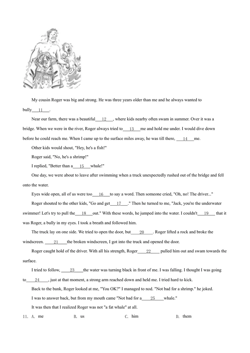 《7温州市（解析版）_初中英语789_26秋最新人教版英语九年级上册_人教版英语九年级全册_第二套_人教版英语九年级上册中考真题_人教版英语九年级上册中考真题_3浙江》第4页预览