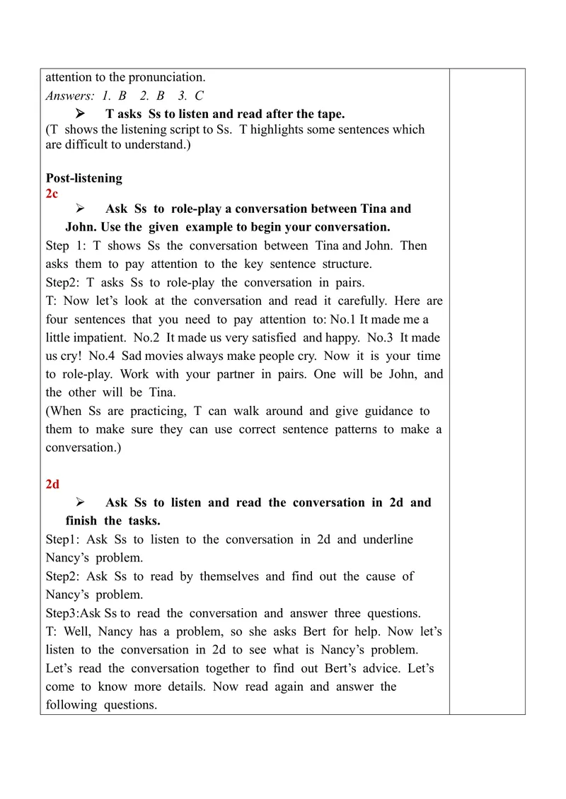 《Unit11SectionA(2a-2d)_初中英语789_旧版人教版英语九年级全册_旧版可参考_03.英语9全一册-核心素养教案+PPT课件第3套_9英课件+三维目标教案_9全英语课件+教案Unit11》第3页预览