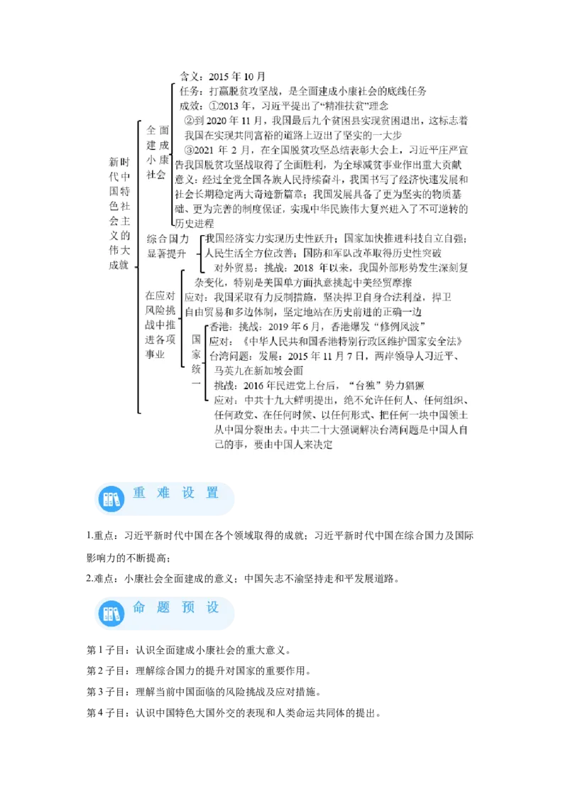 《30纲要上第30课新时代中国特色社会主义的伟大成就_新版高中_高中历史新版_高中历史纲要上（统编版）_学案专项-P118》第2页预览