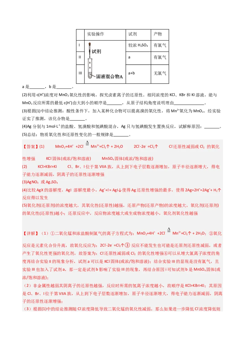 《专题12化学反应原理综合题-5年高考1年模拟化学真题分类汇编（北京专用）（教师版）_北京高考全科_化学_五年（2020-2024）高考化学真题分类汇编（北京专用）》第7页预览