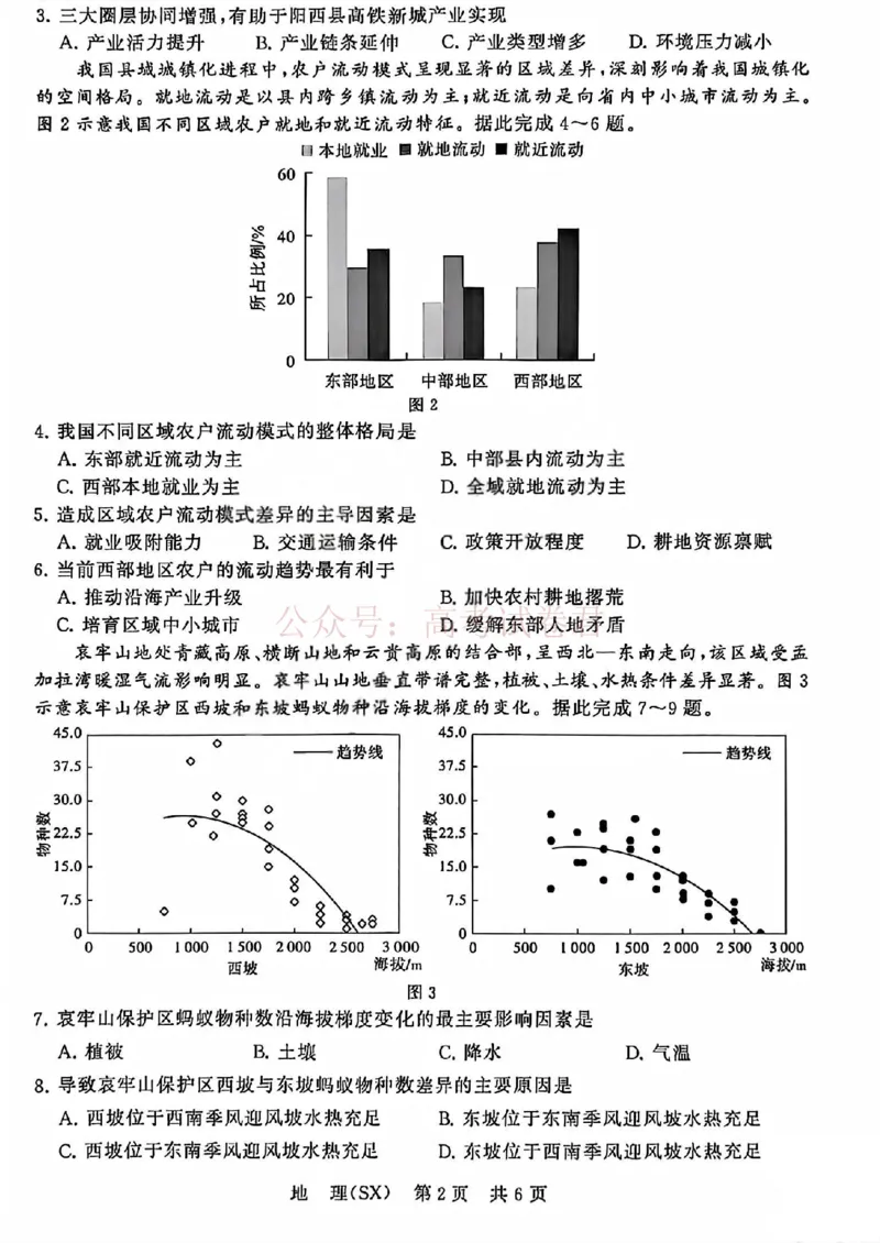 《八省T8联考2026届高三年级四月阶段练习地理_副本(1)_12.2026年4月全国各地高考模拟卷_2026年4月_2026届山西T8联考高三下学期4月联合测评全科》第2页预览