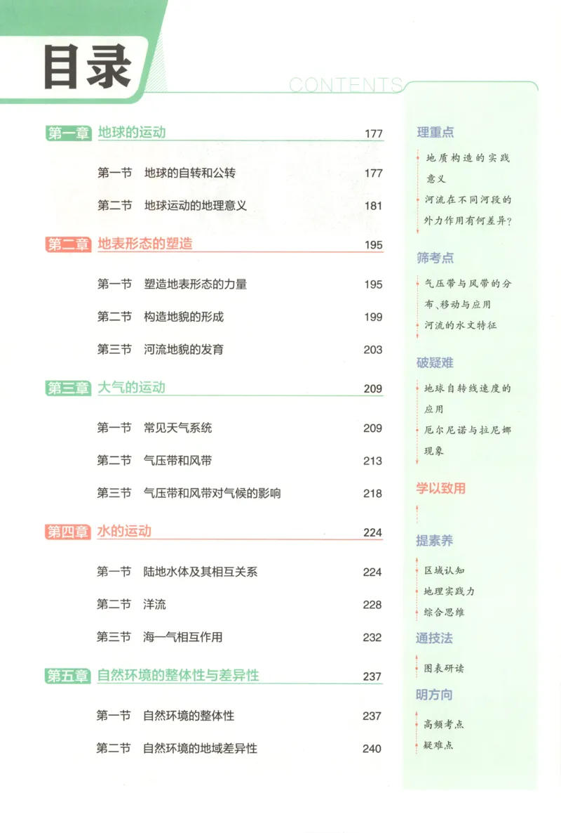 《疑难破_2026版53五年高考三年模拟高中同步练习选择性必修一二三电子版3.25秋-高中53同步练习册_09.地理_53同步地理选修1RJ》第4页预览