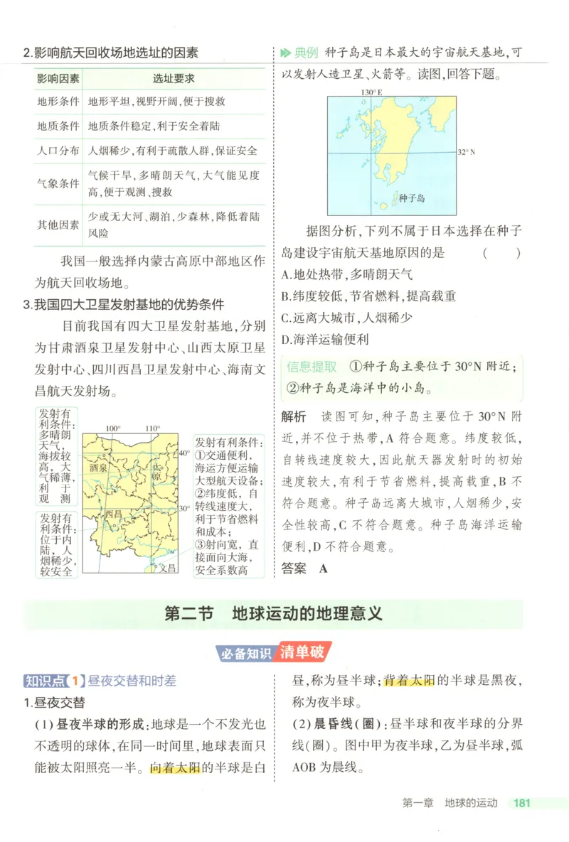 《疑难破_2026版53五年高考三年模拟高中同步练习选择性必修一二三电子版3.25秋-高中53同步练习册_09.地理_53同步地理选修1RJ》第9页预览