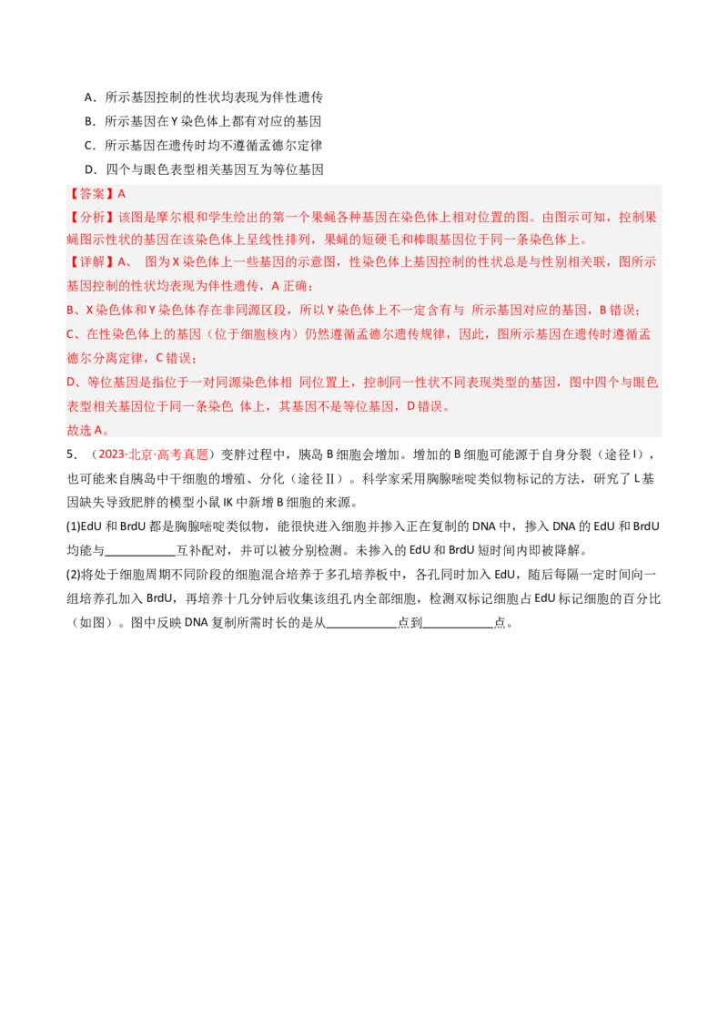《专题05遗传的分子基础（北京专用）（教师版）_北京高考全科_生物_5年（2021-2025）高考生物真题分类汇编（北京专用）》第3页预览