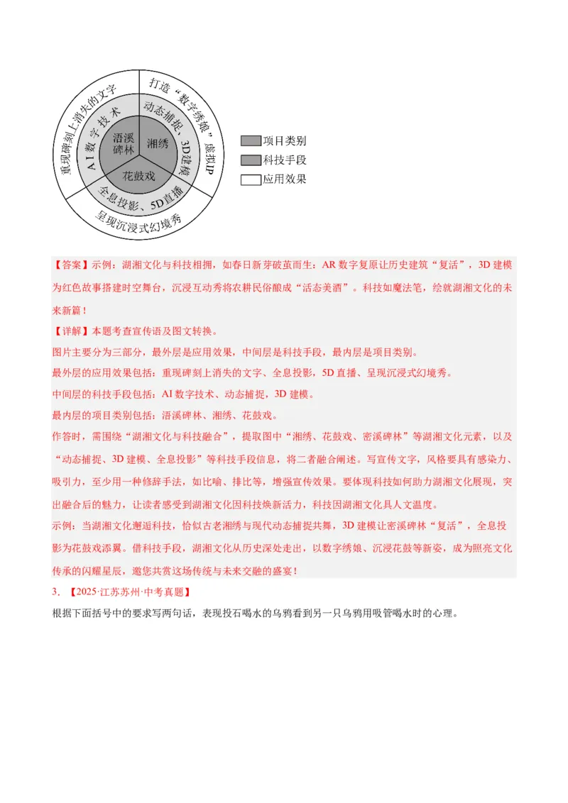 《专题07语言表达（全国通用）（教师版）_2026年中考真题分类汇编9科_三年（2023-2025）中考语文真题分类汇编（全国通用）-C432》第2页预览