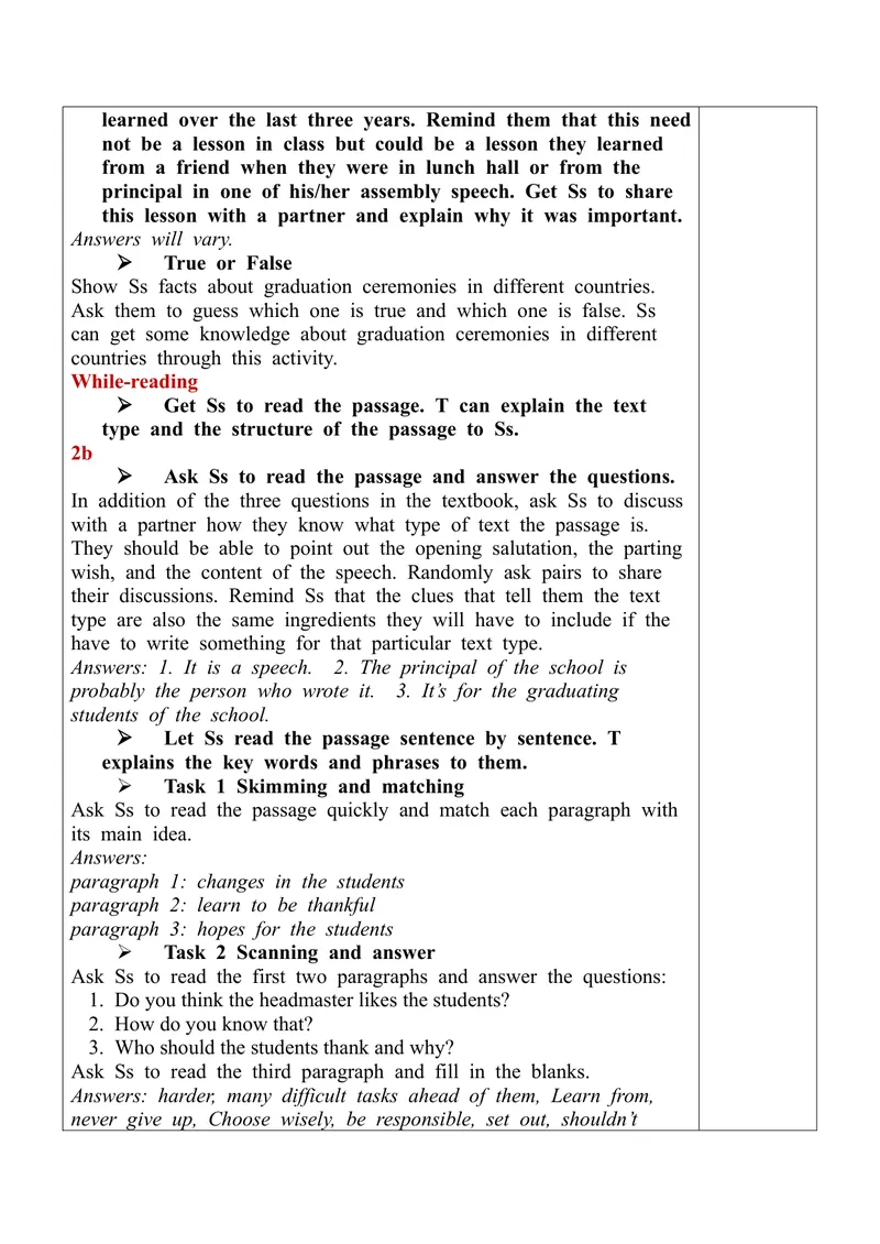 《Unit14SectionB(2a-2e)_初中英语789_旧版人教版英语九年级全册_旧版可参考_03.英语9全一册-核心素养教案+PPT课件第3套_9英课件+三维目标教案_9全英语课件+教案Unit14》第2页预览