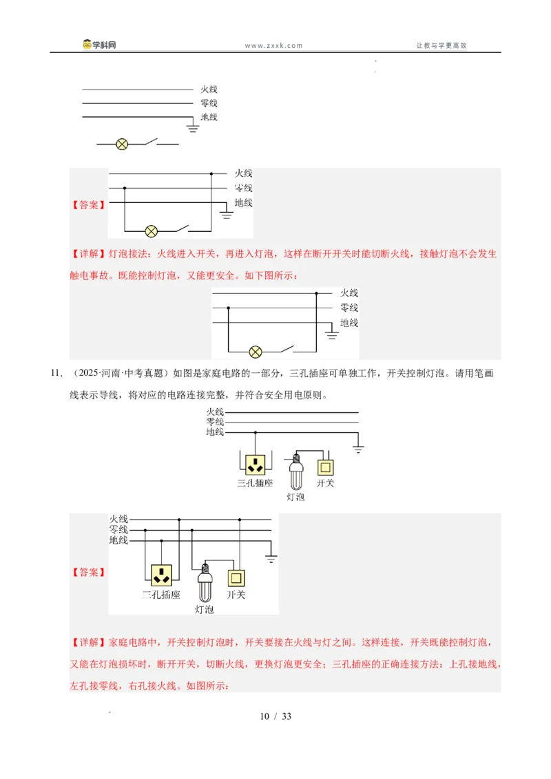 《专题22电磁学作图专题（教师版）_2026年中考真题分类汇编9科_三年（2023-2025）中考物理真题分类汇编（全国通用）-C432》第10页预览