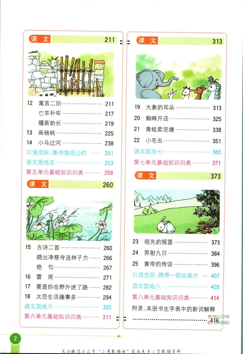 《小学教材全解二年级下册语文人教版_薛金星小学教材全解(2)》第8页预览