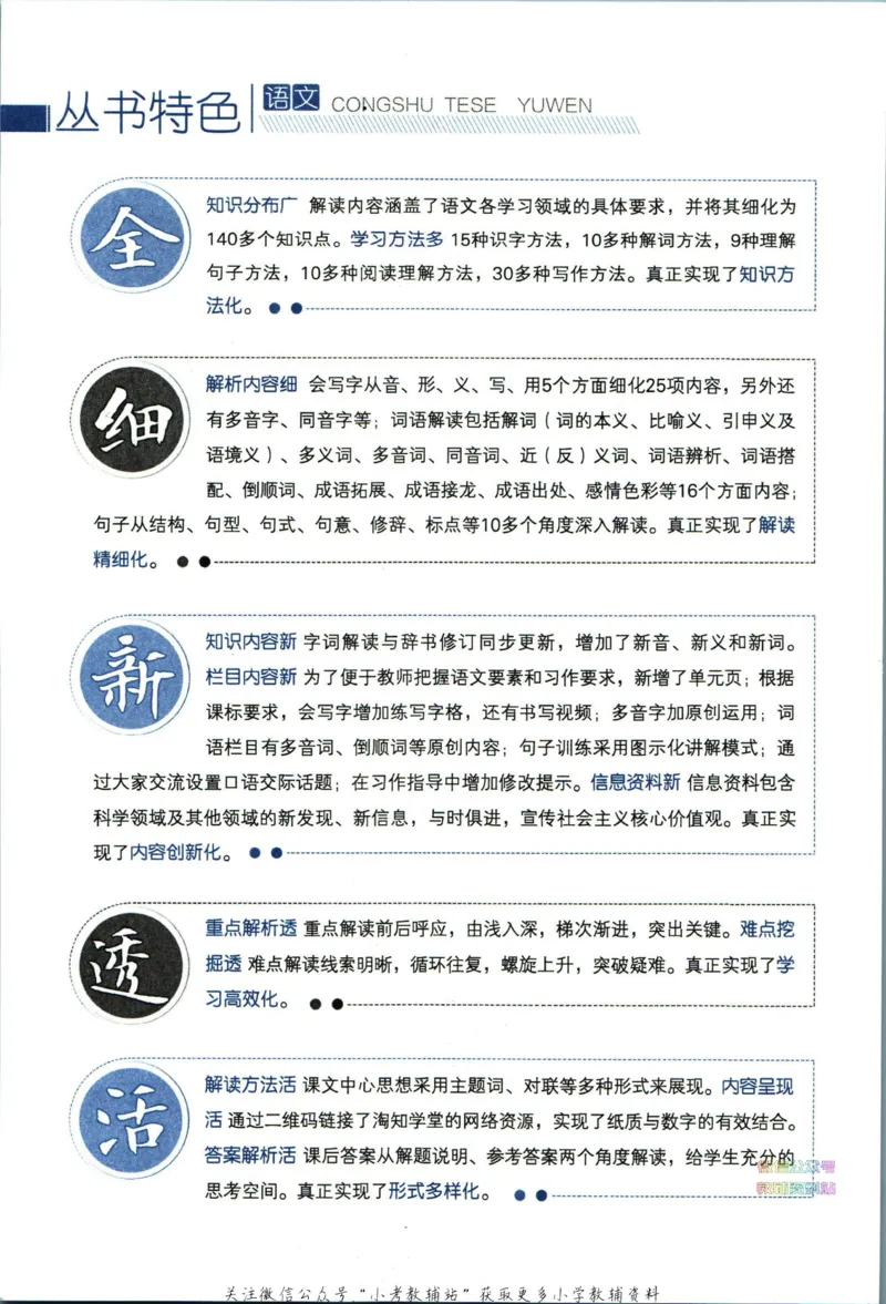 《小学教材全解五年级下册语文人教版_薛金星小学教材全解(2)》第6页预览