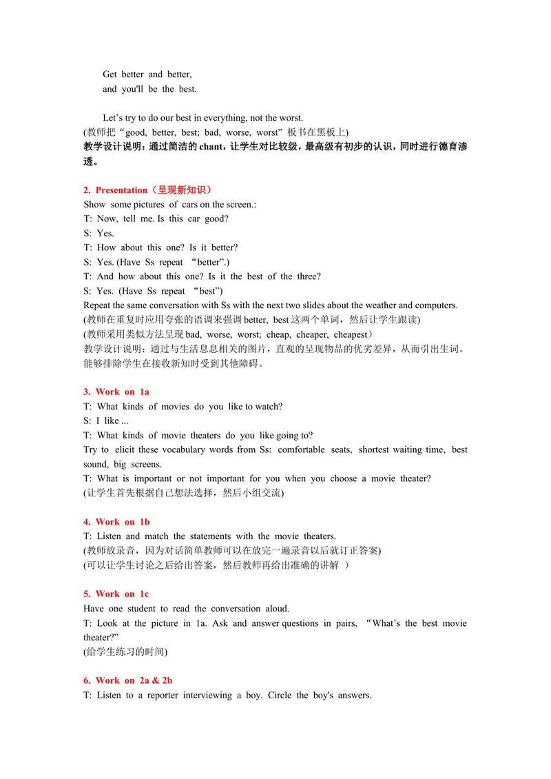 《2013年秋人教版8年级上册Unit4Period1_初中英语789_最新人教版英语八年级上册_老版（含有参考价值）_05导学案+备课素材人教版初中英语八上（多版本）易提分旗舰店_导学案》第2页预览