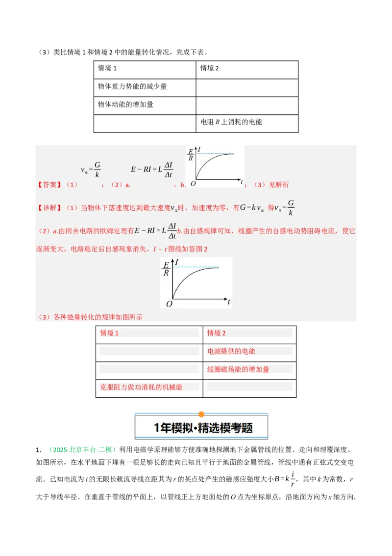 《专题10电磁感应（北京专用）（教师版）_北京高考全科_物理_5年（2021-2025）高考物理真题分类汇编（北京专用）》第10页预览