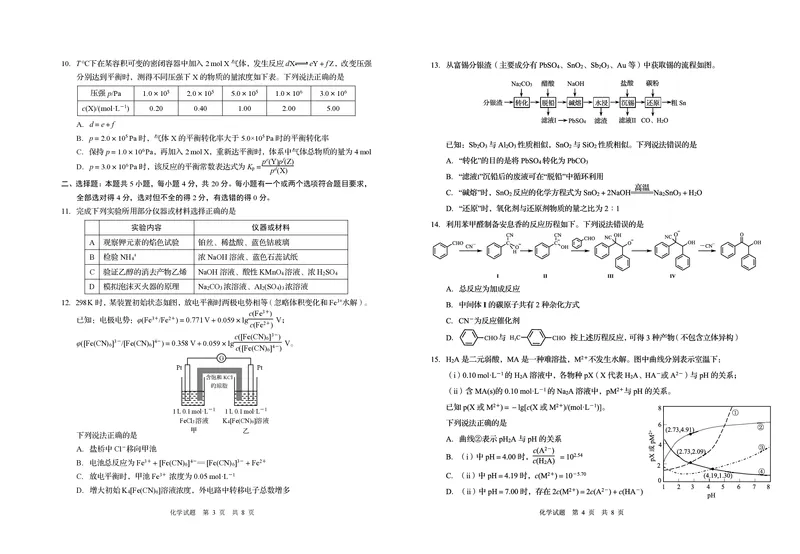 《2026青岛高三三模-化学_2024-2027高三（6-6月题库）_2026年05月高三试卷_260528山东青岛市2026年高三年级第三次适应性检测（全科）》第2页预览