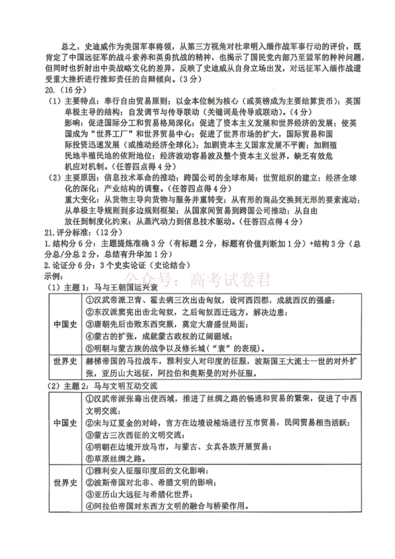 《浙江省台州市2026届高三第二次教学质量评估历史答案_副本(1)_12.2026年4月全国各地高考模拟卷_2026年4月_2026届浙江台州市高三第二次教学质量评估》第2页预览