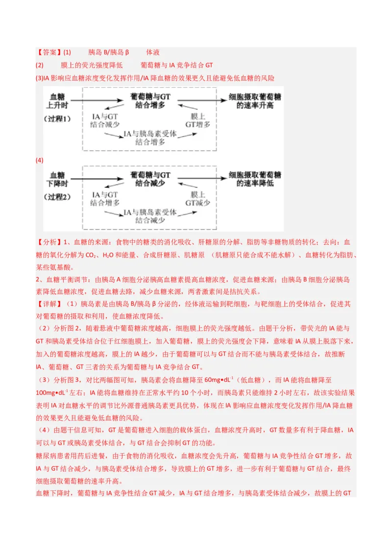 《专题11体液调节（北京专用）（教师版）_北京高考全科_生物_5年（2021-2025）高考生物真题分类汇编（北京专用）》第5页预览
