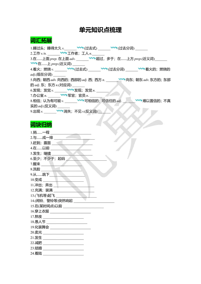 《unit12复习课件学生版_初中英语789_26秋最新人教版英语九年级上册_26秋人教九上_39、赠送其它资料_旧版资料_7.复习课件_九英下(RJ)--单元复习课件_unit12》第1页预览