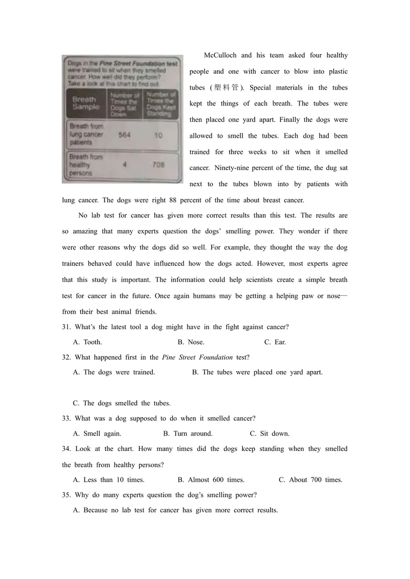 《2021年湖南省永州市中考英语真题（完整答案）_初中英语789_26秋最新人教版英语九年级上册_人教版英语九年级全册_人教版初中英语9全一册_0最新更新_人教版英语9年级下册_2021年中考真题》第6页预览