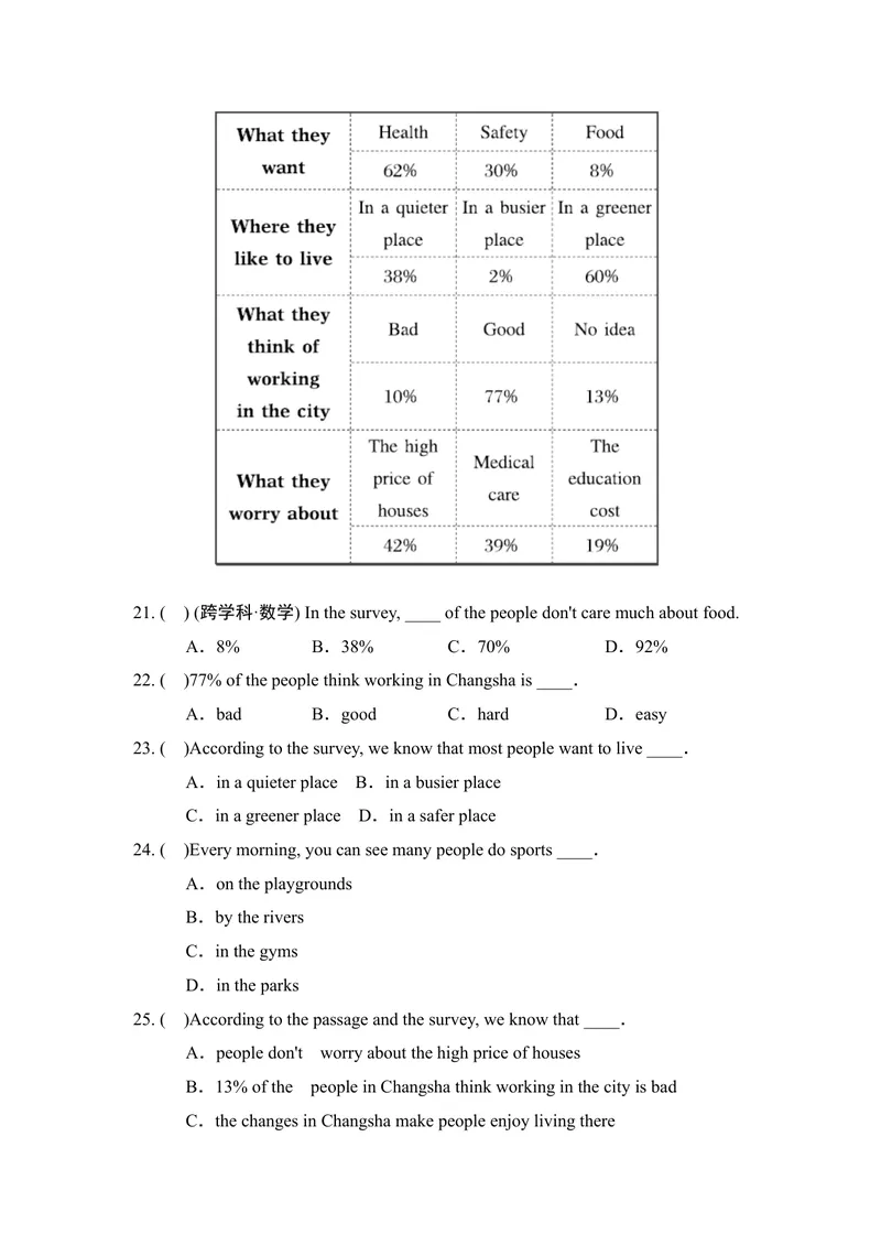 《UNIT1TheChangingWorld素养练习_初中英语789_26秋最新人教版英语九年级上册_新版_第一套_04.人教英语9上试题试卷_单元测试》第4页预览
