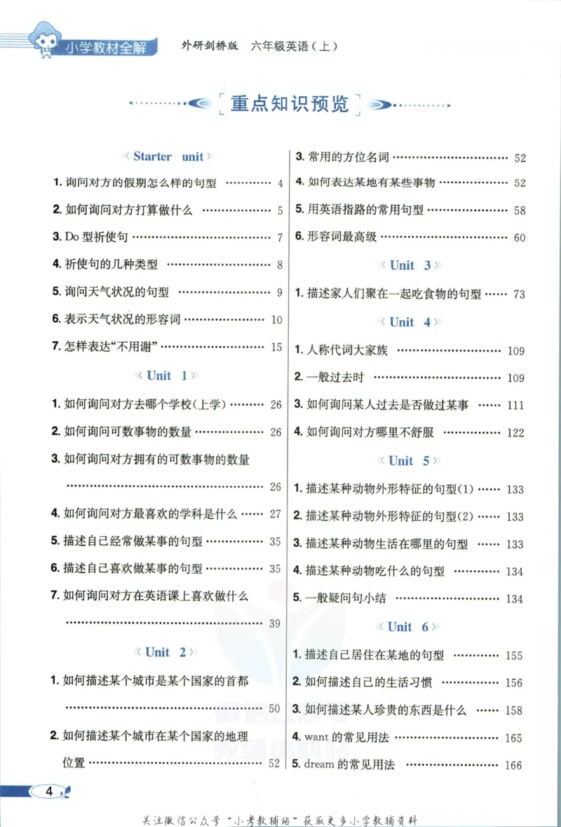 《小学教材全解六年级上册英语外研剑桥版_薛金星小学教材全解(2)》第10页预览
