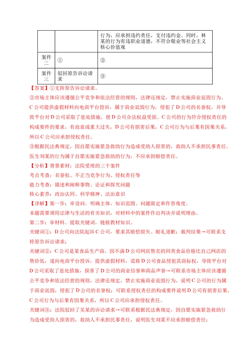 《专题13就业创业社会争议解决（北京专用）（教师版）_北京高考全科_政治_五年（2021-2025）高考历史真题分类汇编（北京专用）》第3页预览