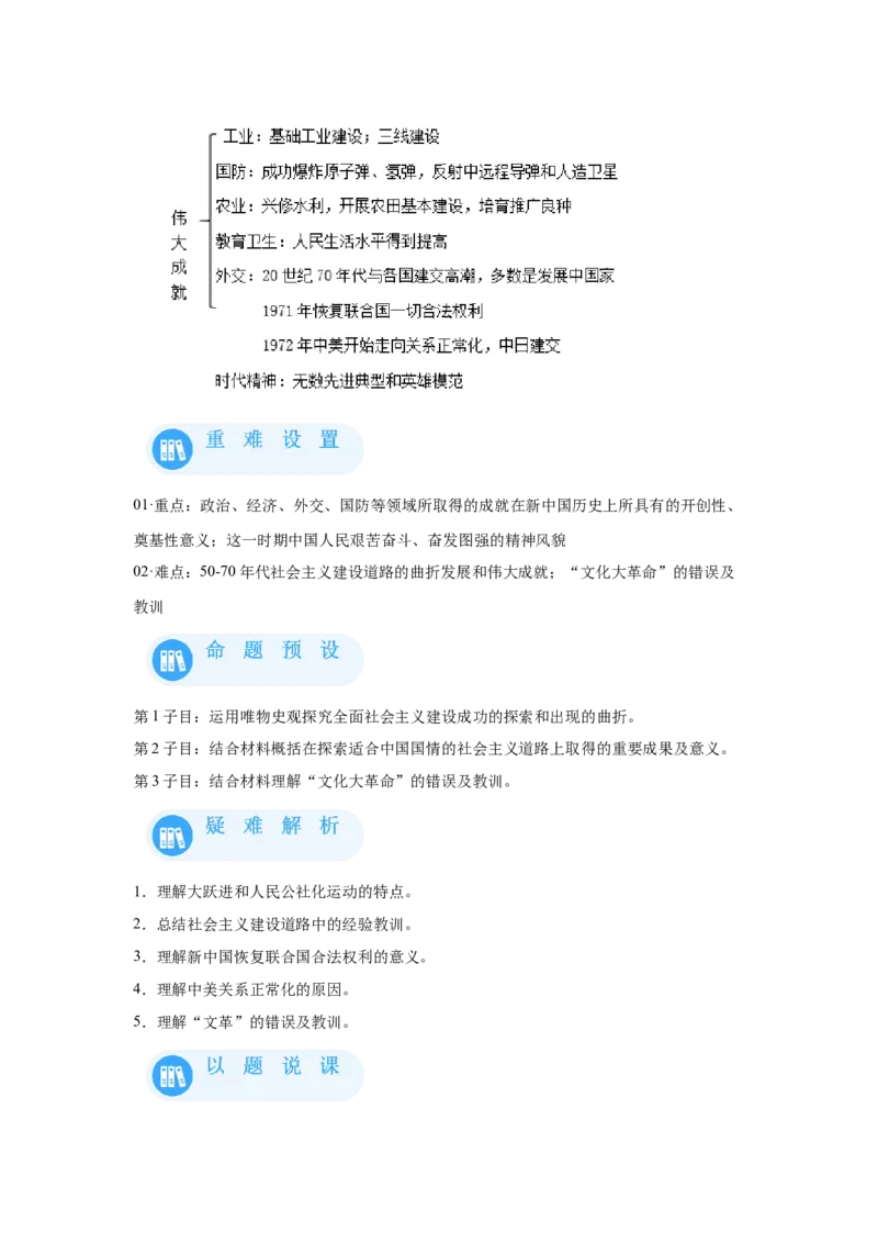 《26纲要上第26课社会主义建设在探索中曲折发展_新版高中_高中历史新版_高中历史纲要上（统编版）_学案专项-P118》第3页预览