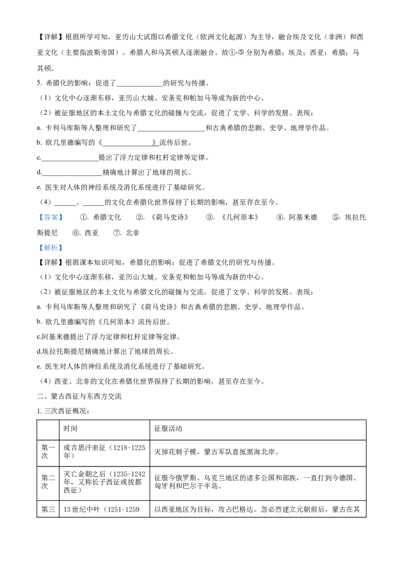 《单元讲练测（选必3）第五单元战争与文化交锋（讲）（教师版）_新版高中_高中历史新版_高中历史选择性必修3（统编版）_单元讲练测-F12》第3页预览