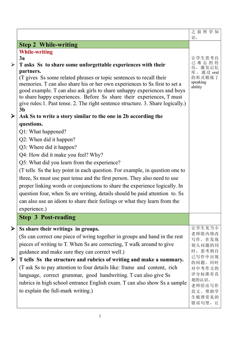 《Unit11SectionB(3a-SelfCheck)_初中英语789_26秋最新人教版英语九年级上册_26秋人教九上_39、赠送其它资料_旧版资料_2.精品教案_人教版英语9年级全册教案教案全英_Unit11》第2页预览