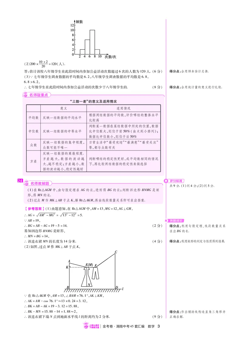 《33.2025年湖南省初中学业水平考试答案_12.2026年4月全国各地高考模拟卷_2026版初中金考卷•45套中考试卷汇编系列合集_2026版初中金考卷•45套中考试卷汇编（全国版）语数英》第3页预览