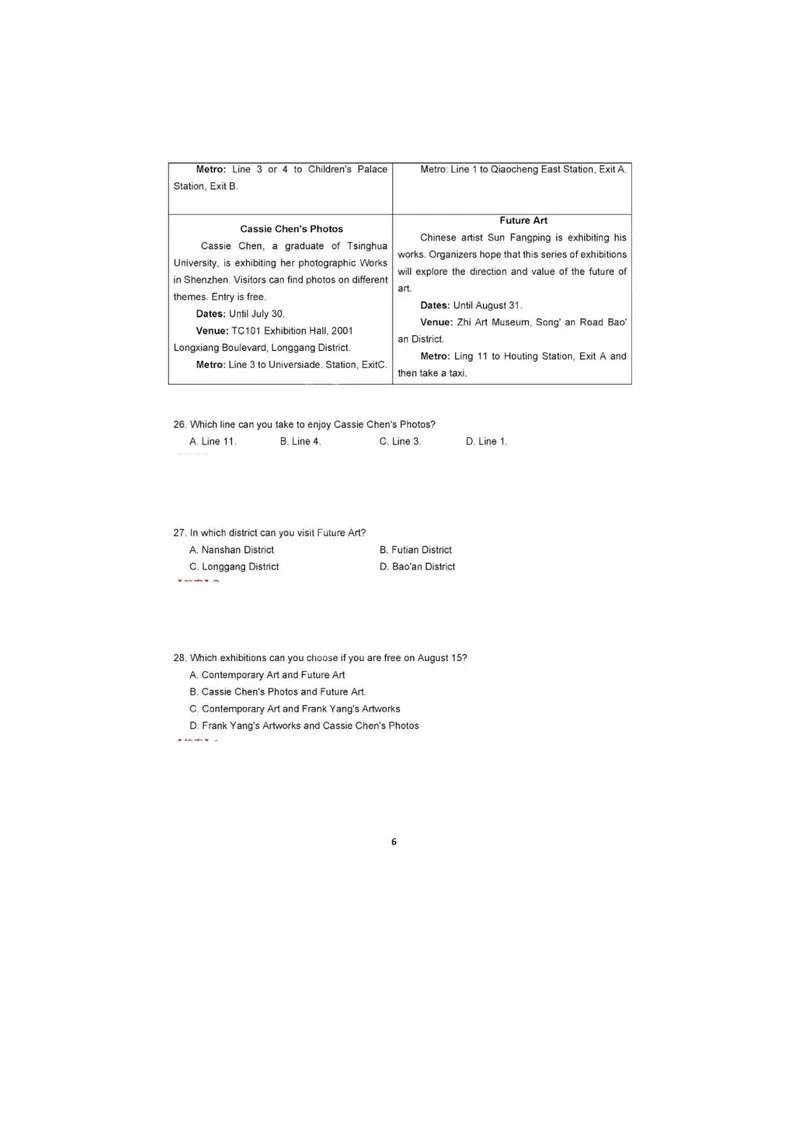 《3深圳市PDF含答案_初中英语789_26秋最新人教版英语九年级上册_人教版英语九年级全册_第二套_人教版英语九年级上册中考真题_人教版英语九年级上册中考真题_5广东广西》第6页预览