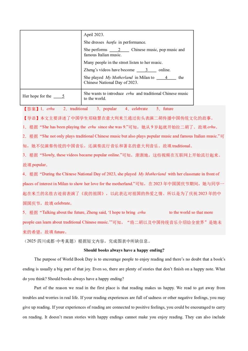 《专题25任务型阅读考点3阅读填表（全国通用）（教师版）_2026年中考真题分类汇编9科_三年（2023-2025）中考英语真题分类汇编（全国通用）-C432》第2页预览