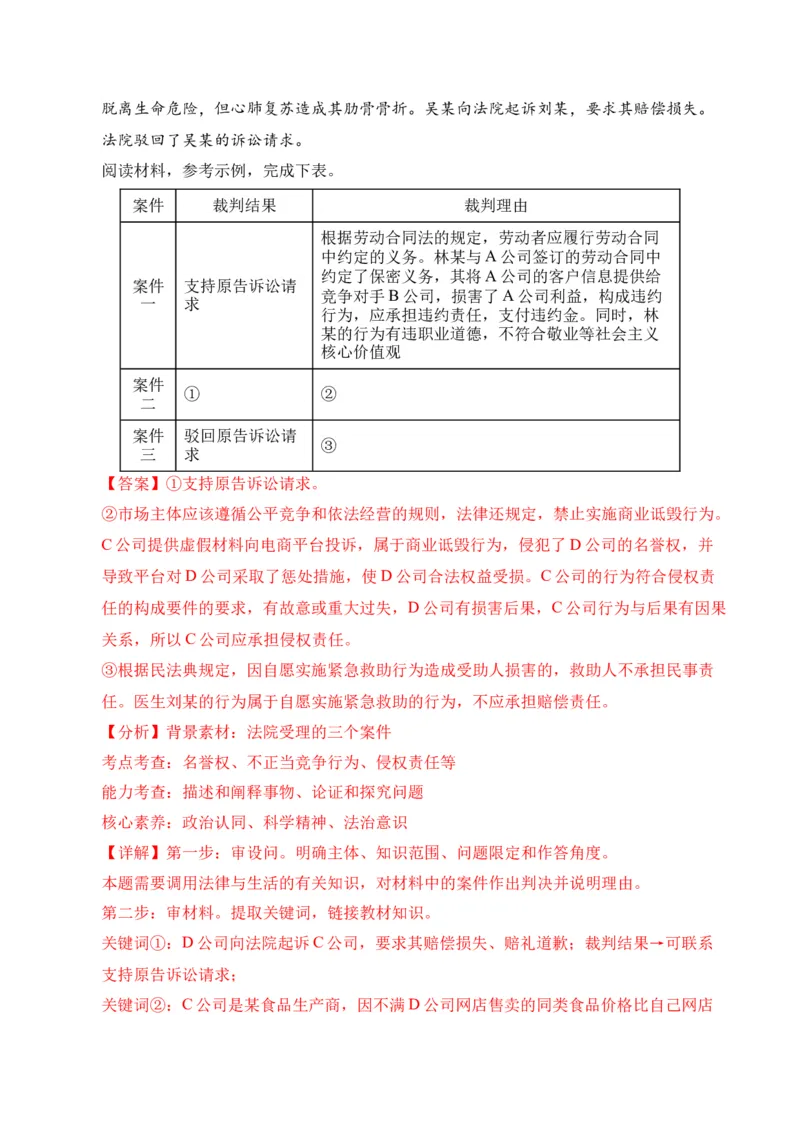 《专题12民事权利与义务家庭婚姻（北京专用）（教师版）_北京高考全科_政治_五年（2021-2025）高考历史真题分类汇编（北京专用）》第9页预览